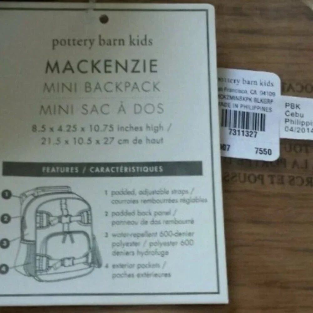 NEW Pottery Barn Kids Mackenzie Mini - Pirate Skull Grafitti